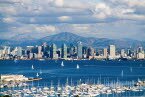 San Diego skyline and San Diego bay