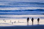 Three Surfers at Days End